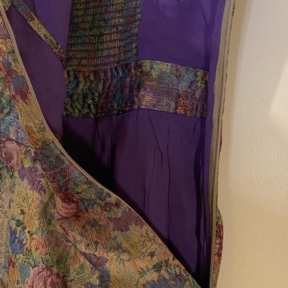 Beautiful Free People tapestry dress with removable straps. - Picture 5 of 7